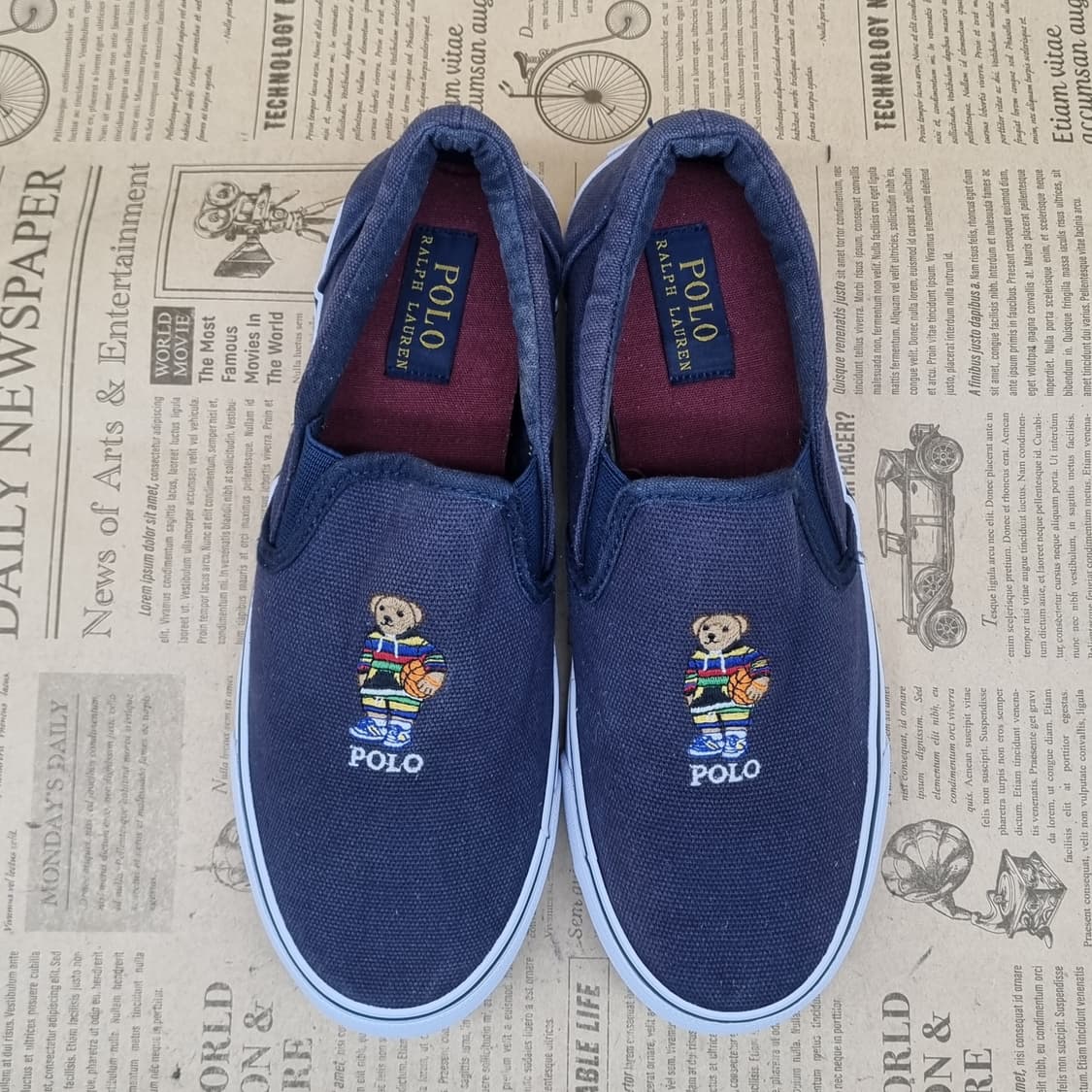 폴로 랄프로렌 키튼베어 슬립온 230 상품이미지2