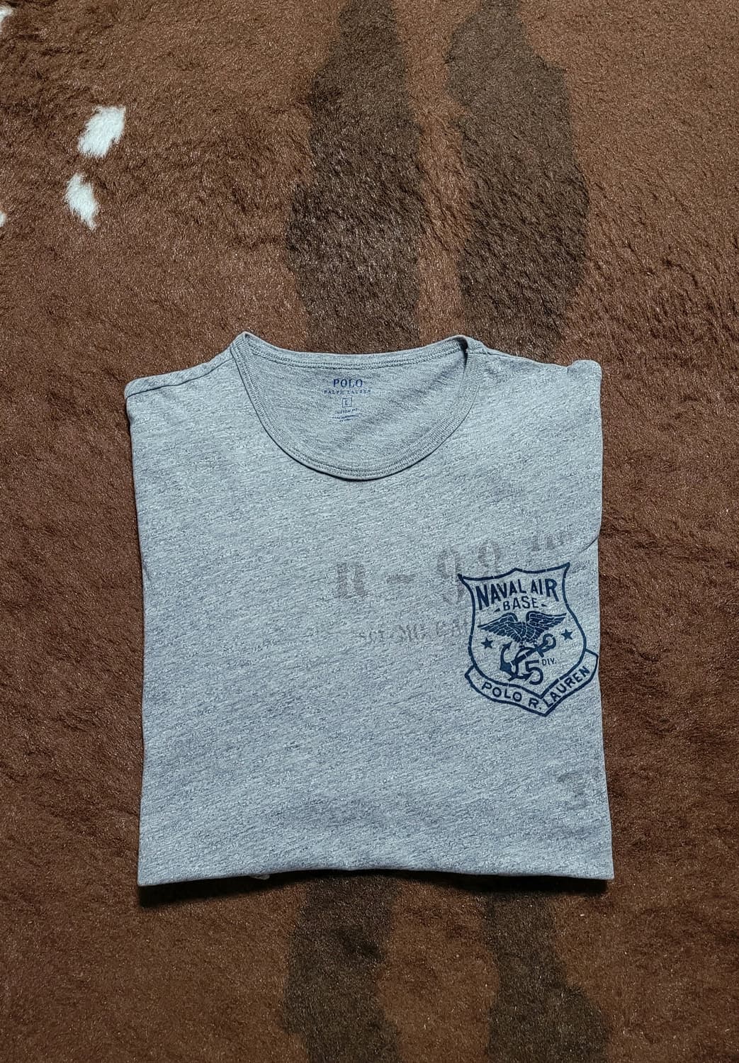 폴로 랄프로렌 남성용 그레이 반팔티셔츠(L) 상품이미지4