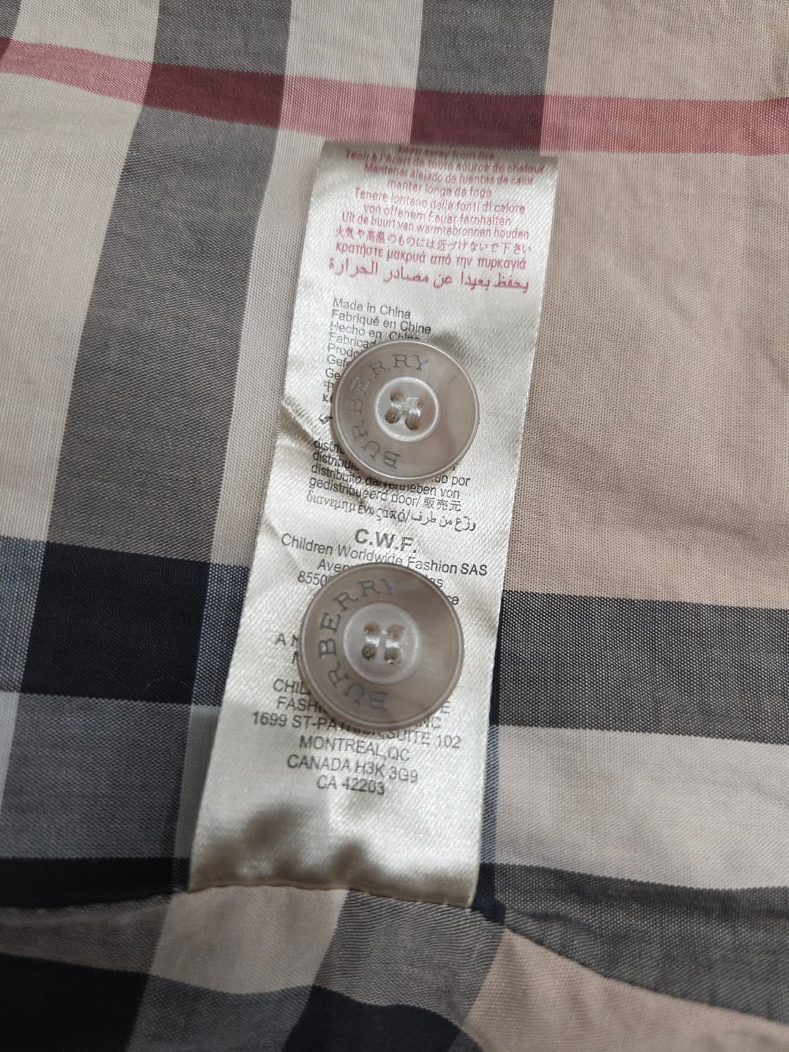 버버리 키즈 트렌치 코트 베이지_6Y 상품이미지7