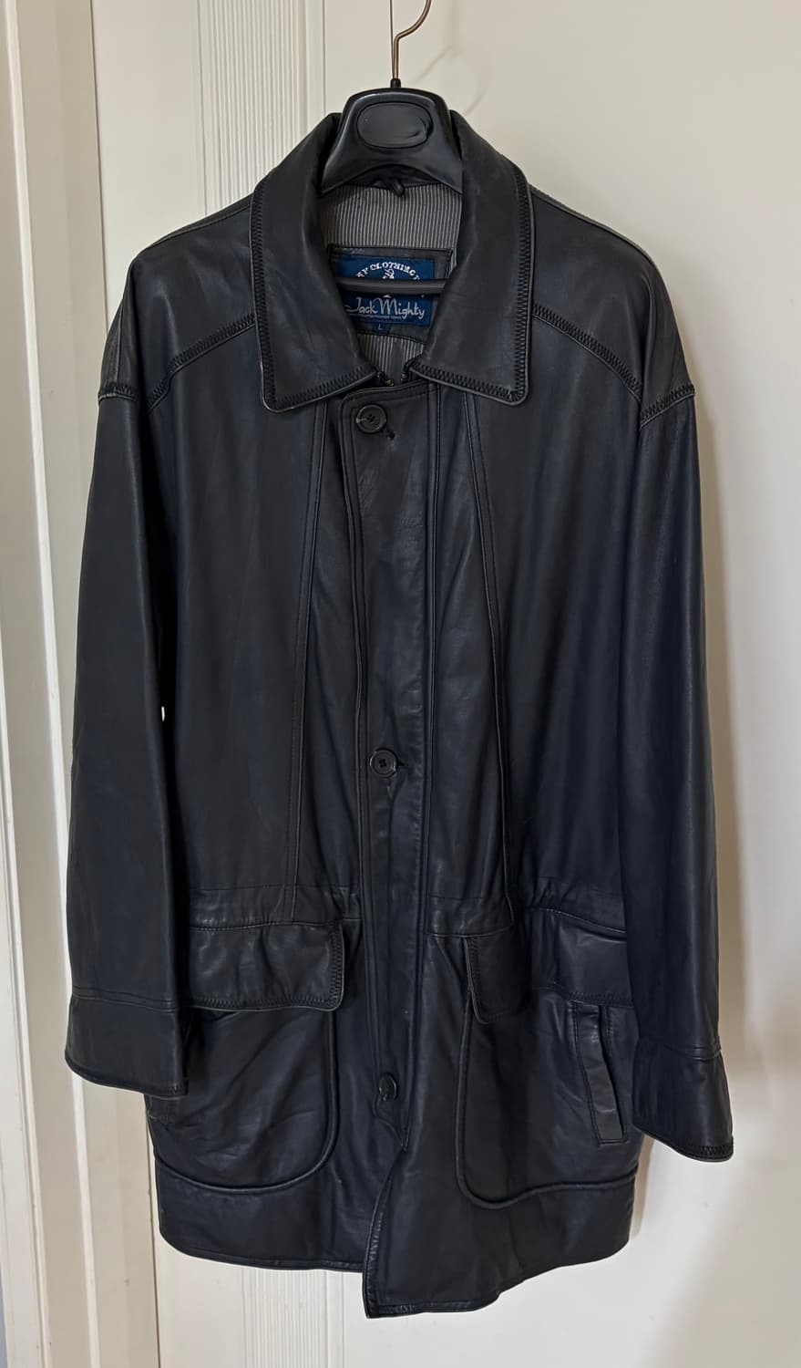 빈티지 레더 카코트 상품이미지3