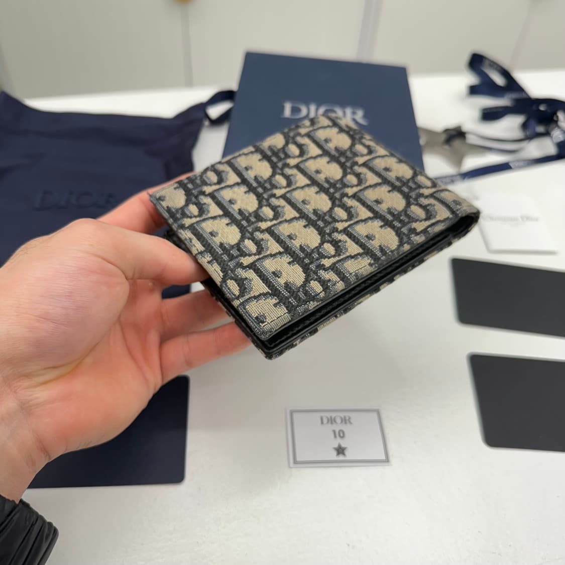 디올 오블리크 반지갑 풀구성 상품이미지4