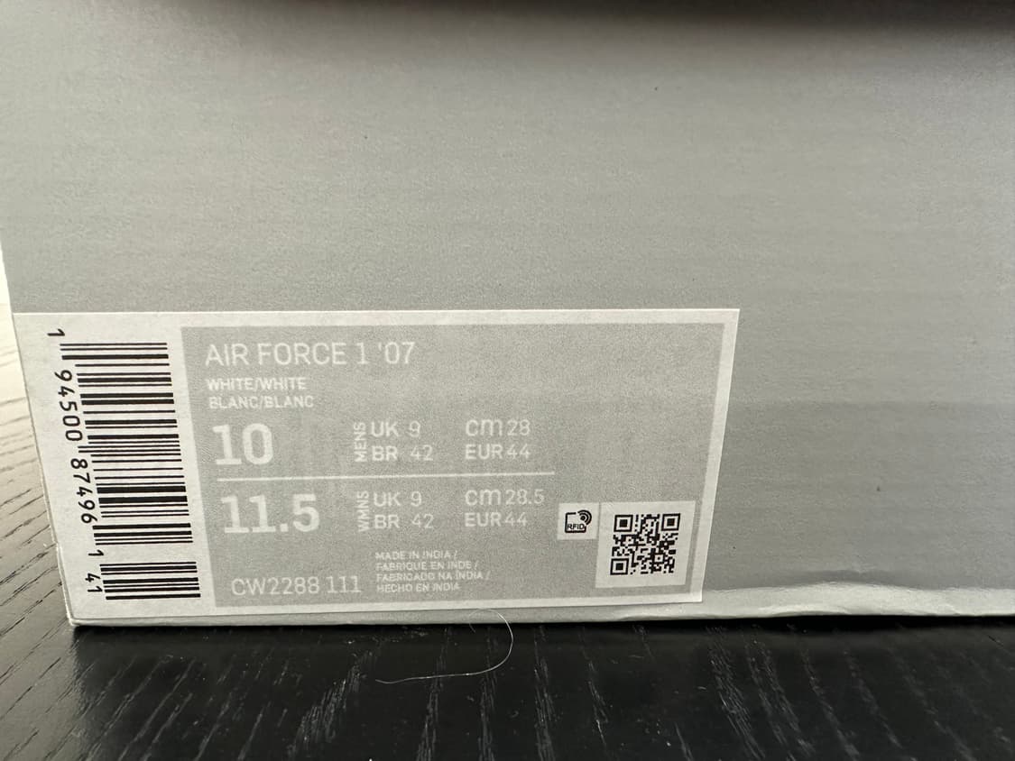 나이키 코리아탭 에어포스 07 화이트 280 상품이미지7