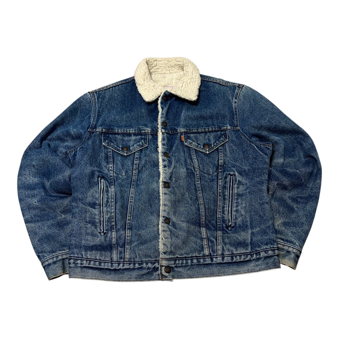 리바이스 70s 오렌지택 오리지널 양모 쉐르파 데님 자켓 상품이미지1