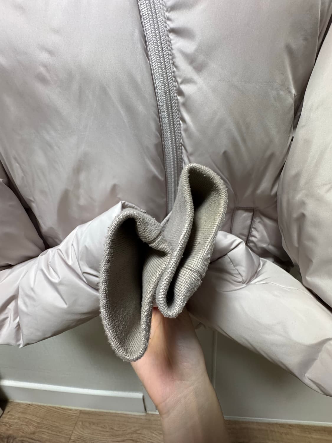 본네 애쉬핑크 패딩 사이즈1 상품이미지3