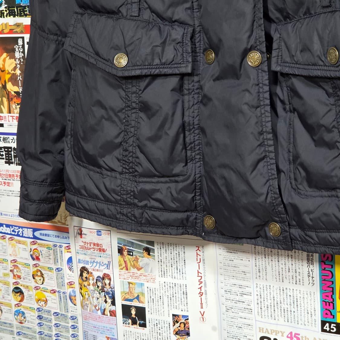 타미힐피거 더블버튼 네이비 덕다운 패딩 필드 자켓 상품이미지5