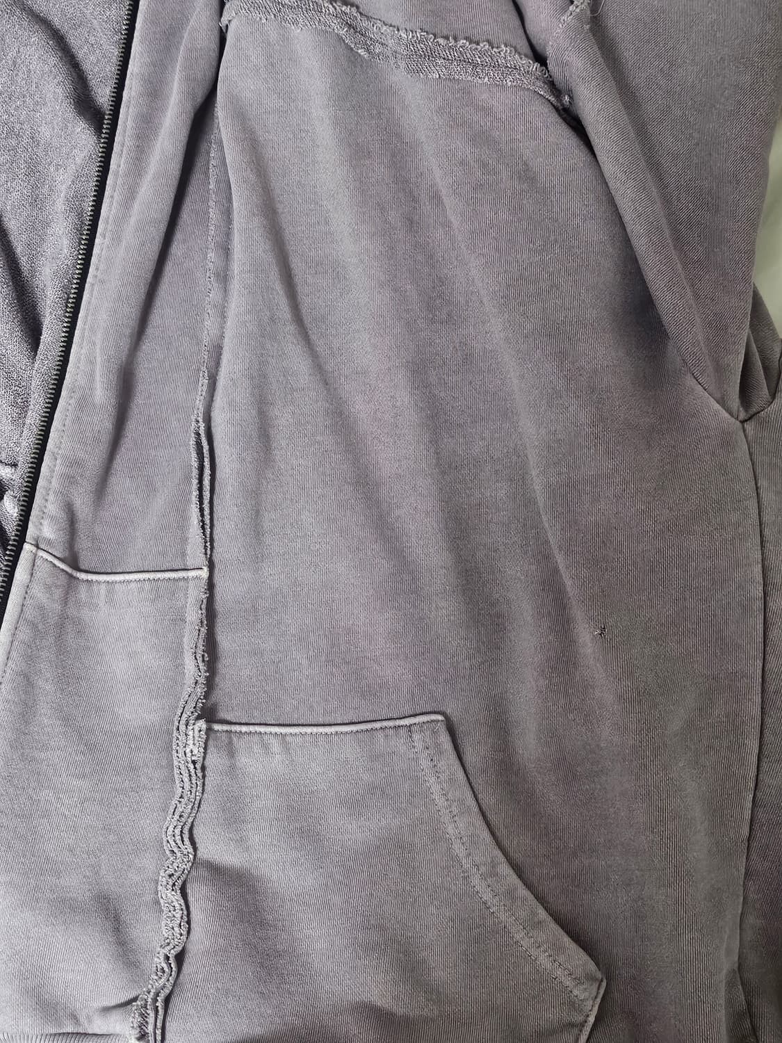 써저리 리메이크 오버 피그먼트 후드집업 상품이미지3