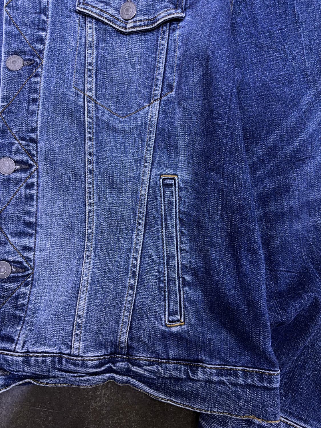 아메리칸이글 빈티지 워싱 데님 트러커 자켓 청자켓 XL 상품이미지6