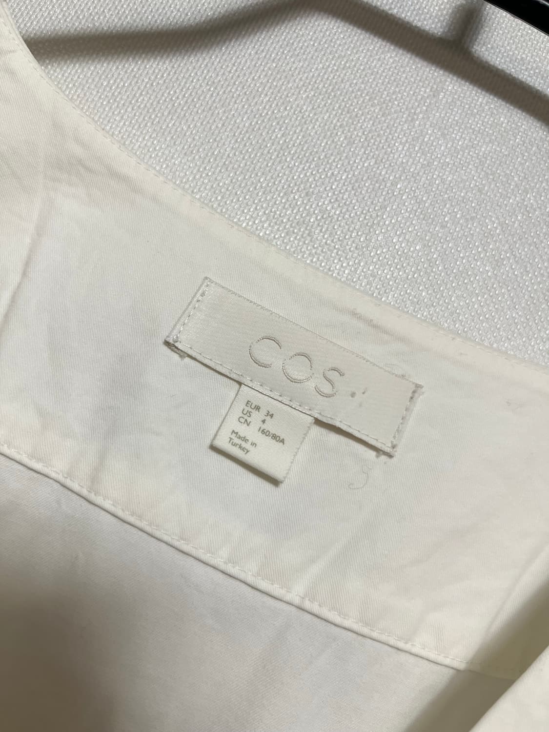 Cos 코스 화이트 원피스 Eur 34 상품이미지2