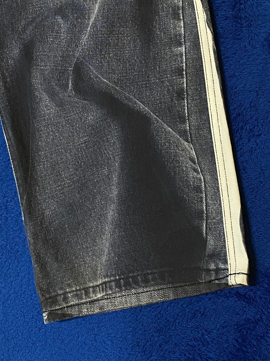 TypingMistake 타이핑미스테이크 디지털워시드 프린트 데님팬츠 L 상품이미지3