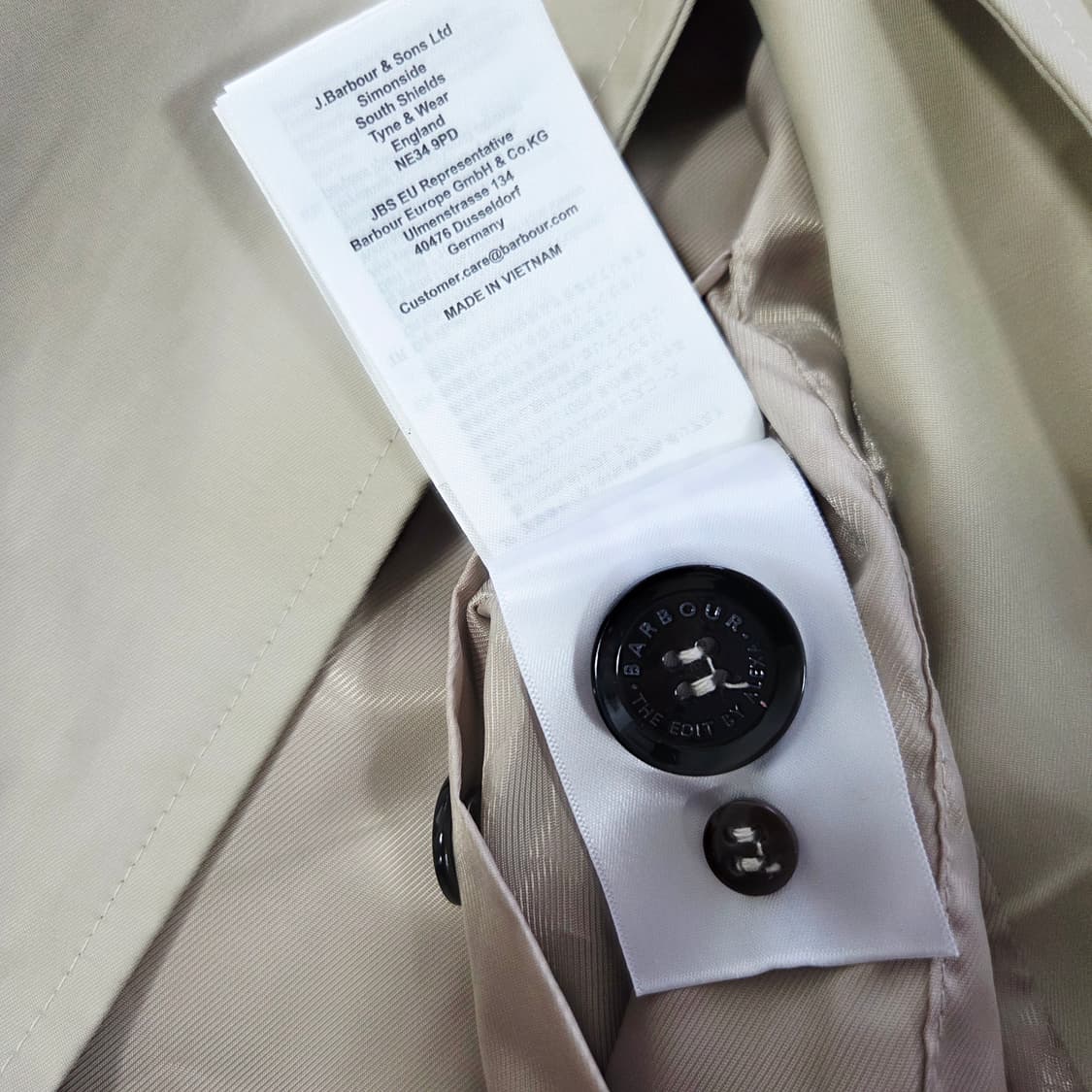 바버 X 알렉사청 25ss 여성 샤워프루프 트렌치 코트 샌드 베이지 08 상품이미지9