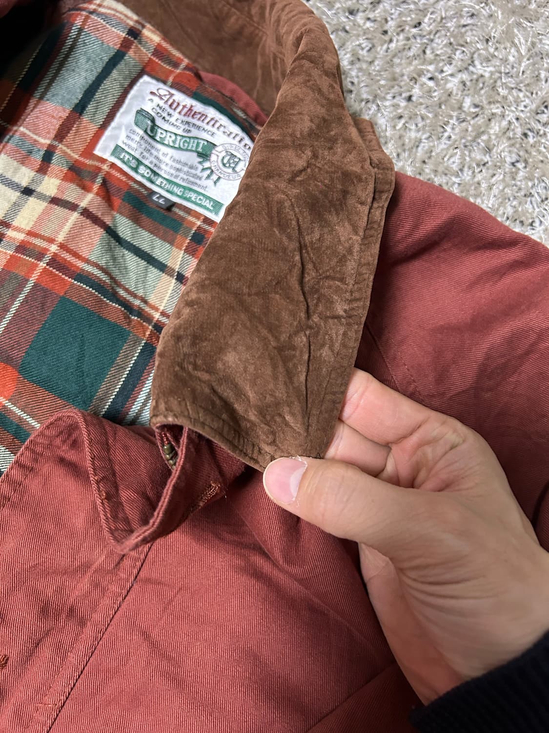 일본판 버건디 헌팅자켓 사이즈 105~110 상품이미지4