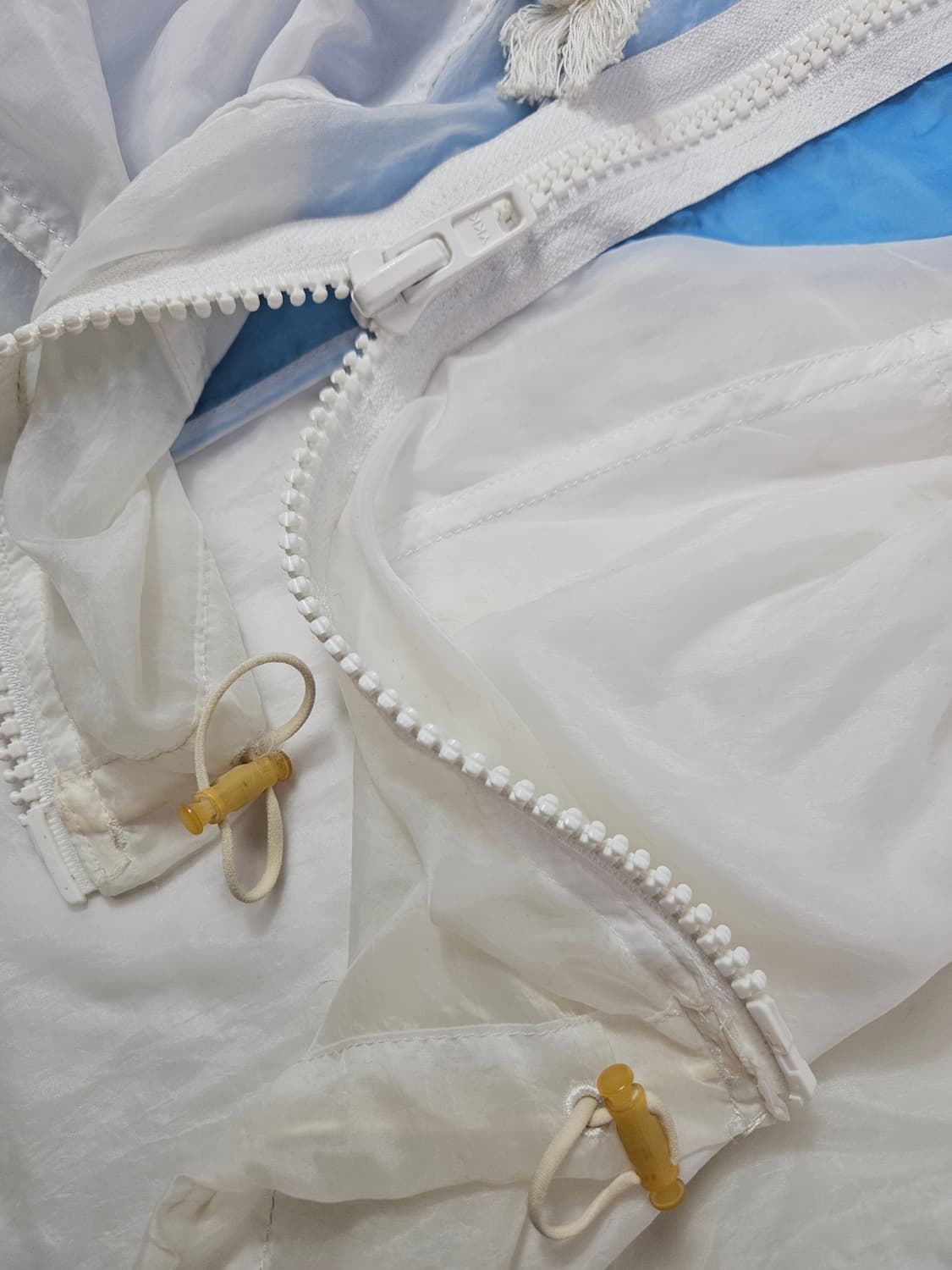 아디다스 스탤라맥카트니 경량 스트링 쉐링 코트 바람막이 y2k 일본 90 상품이미지5