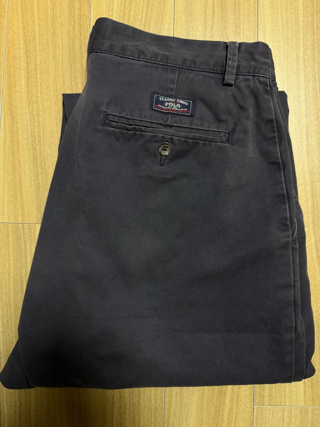 90s 폴로 랄프로렌 노플리츠 치노 팬츠 상품이미지1