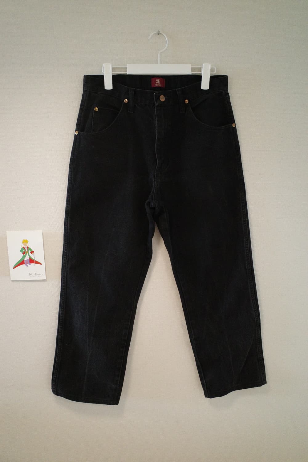 랭글러 블랙 데님팬츠 상품이미지1