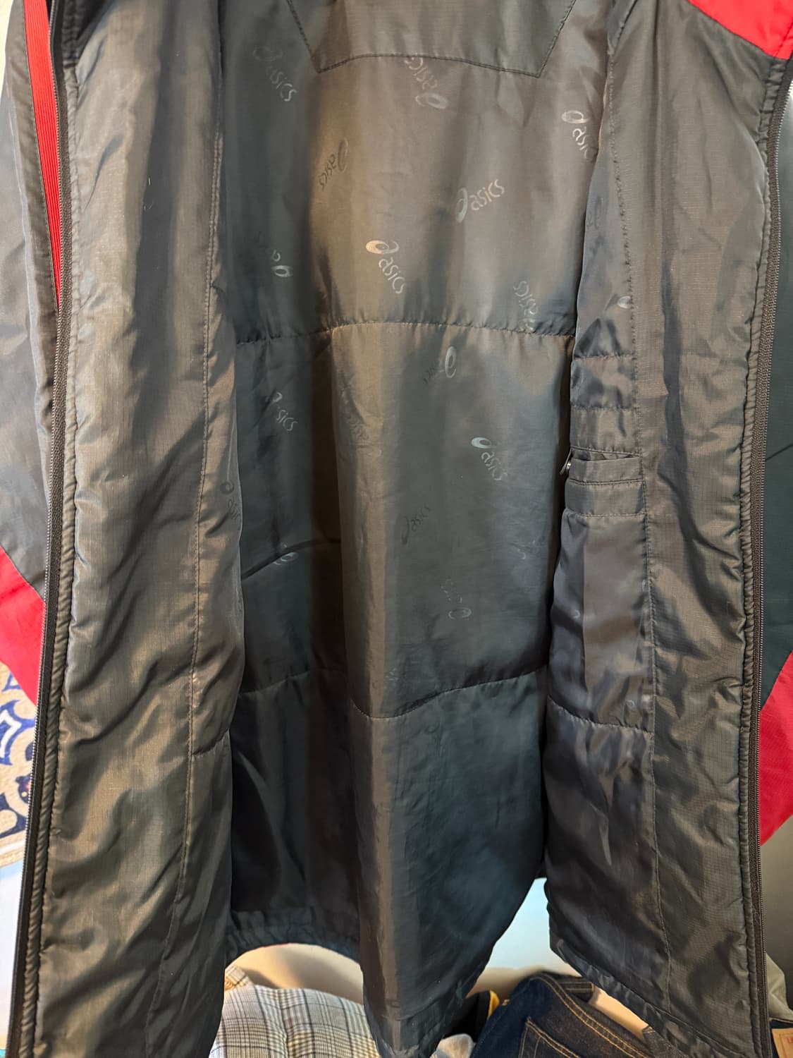 아식스 센터로고 바람막이 110 XXL 상품이미지3