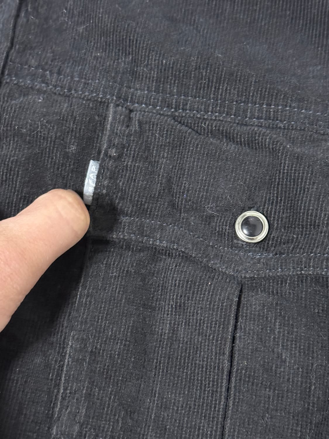 90s 리바이스 실버탭 코듀로이 셔츠 상품이미지4