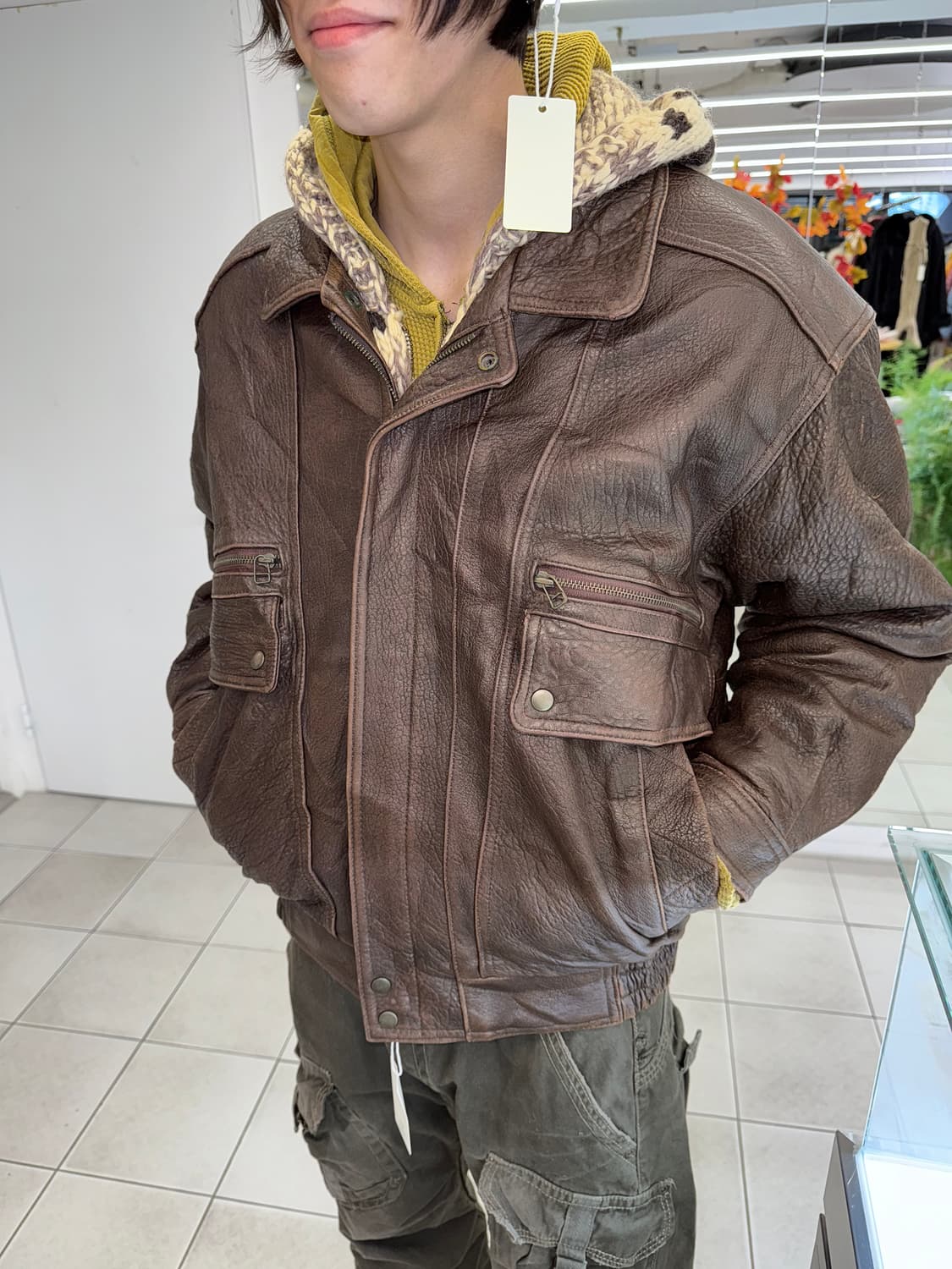 real leather jumper 상품이미지5