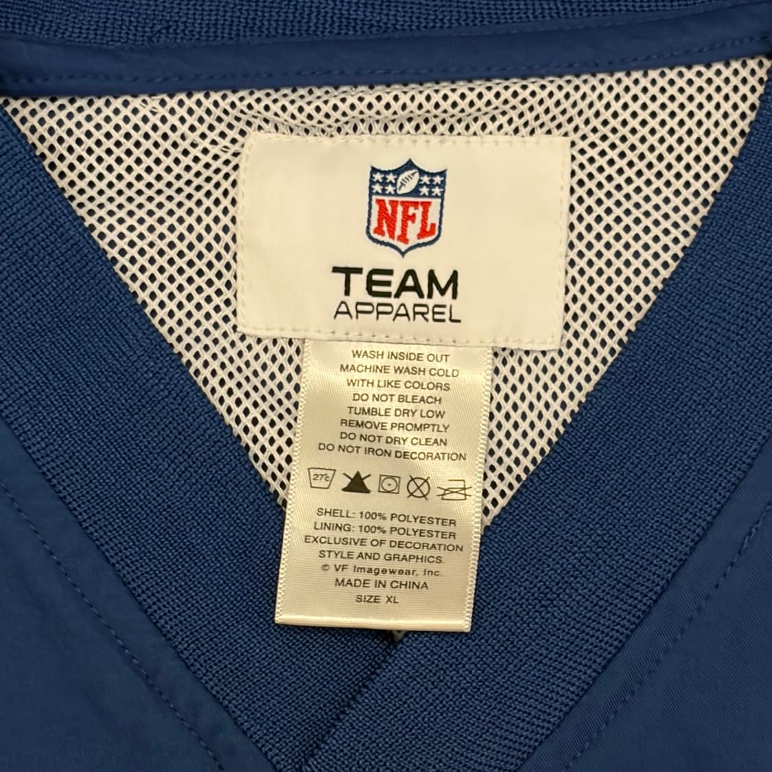 00s 미국 빈티지 NFL 콜트 풀오버 바람막이 상품이미지7