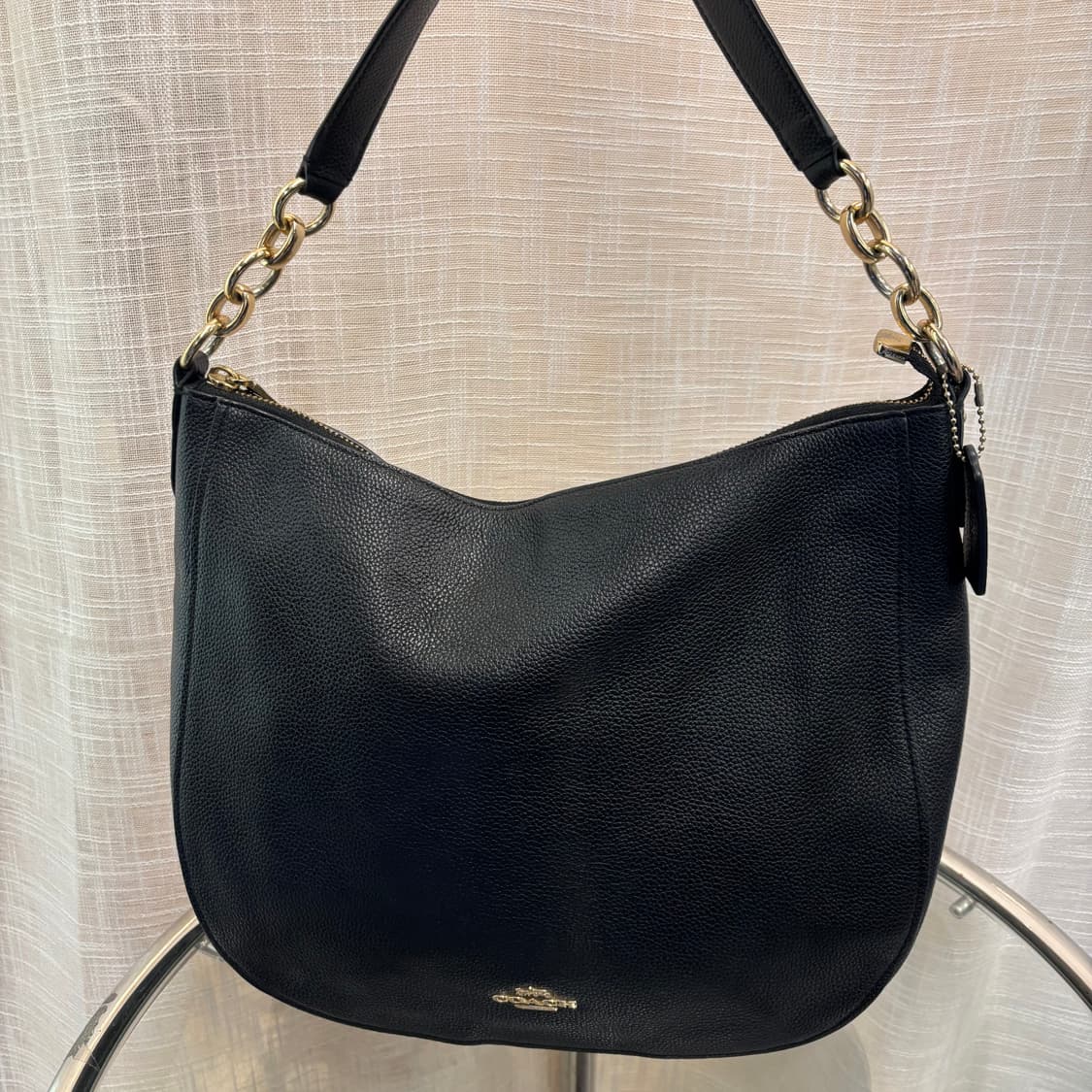 정품 코치 가죽 호보 숄더백     상품이미지2