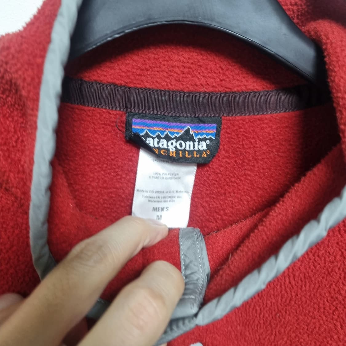 파티고니아 신칠라  레드그레이 m 상품이미지2