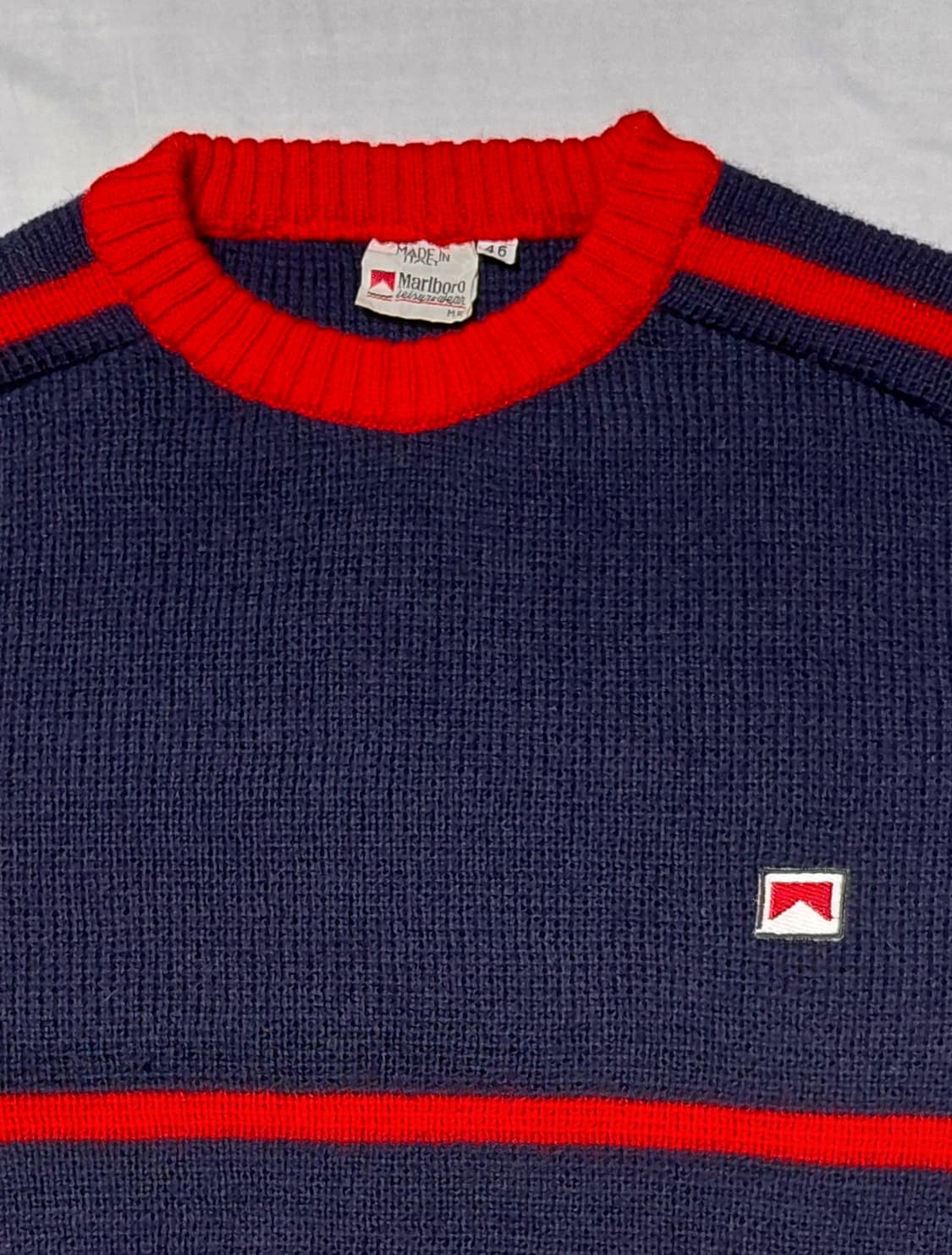 80s 말보로 x 안드레아 드 아다미치 레이싱 니트 (무료배송) 상품이미지2