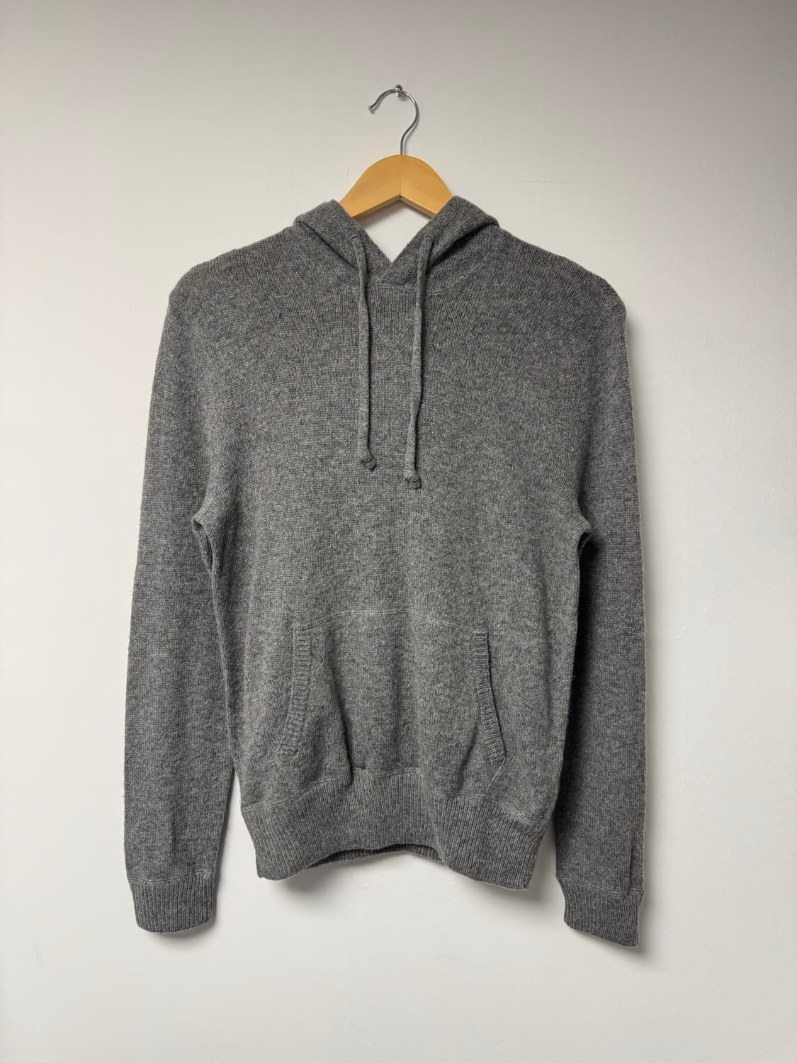 폴로 랄프로렌 캐시미어 그레이 후드 니트 S 상품이미지1
