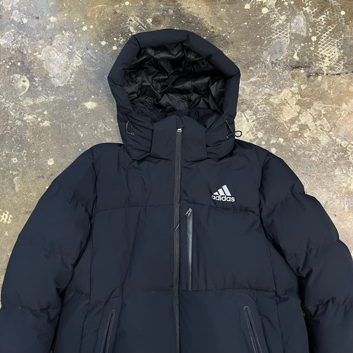 L) 아디다스 덕다운 롱패딩 점퍼 벤치파카 오리털패딩 상품이미지2