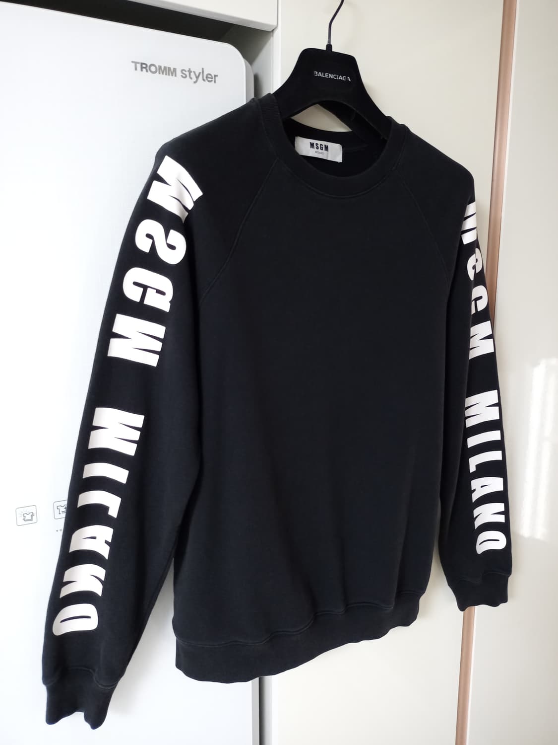 MSGM 밀라노 - 로고 스트라이프 맨투맨 셔츠 상품이미지2