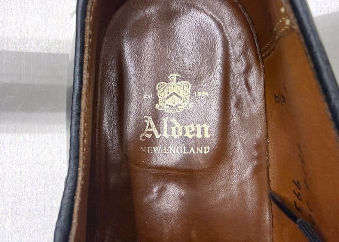 Alden 알든 993 쉘 코도반 새들 슈즈 상품이미지7