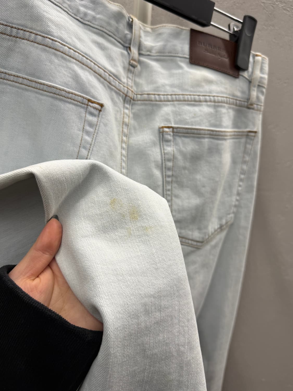 버버리 정품 남성 연청 청바지 W30 L32 상품이미지6