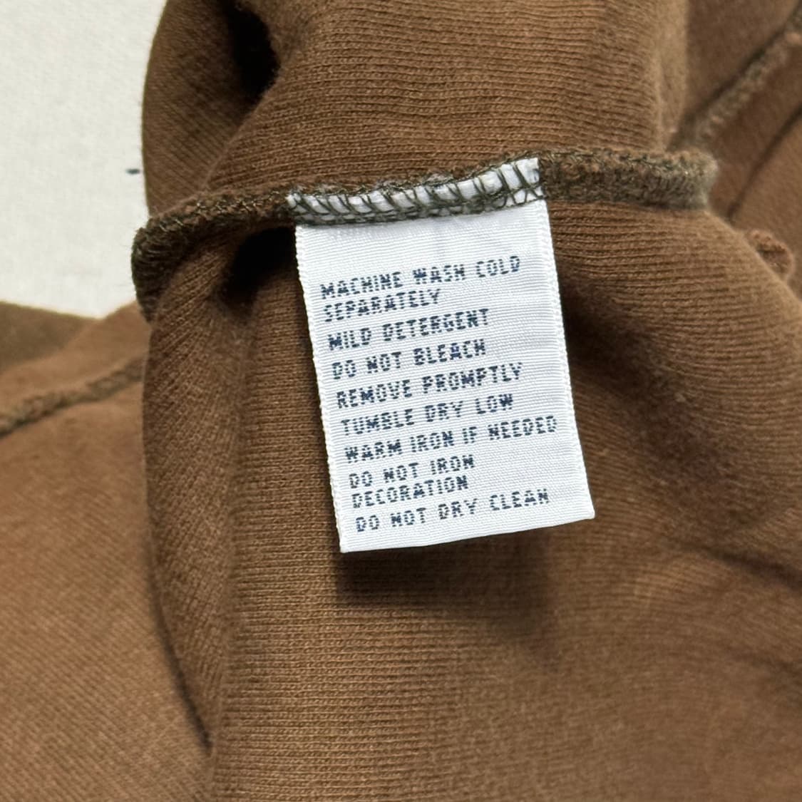 Polo Ralph Lauren 브라운 코튼 반집업 코튼 니트 상품이미지4