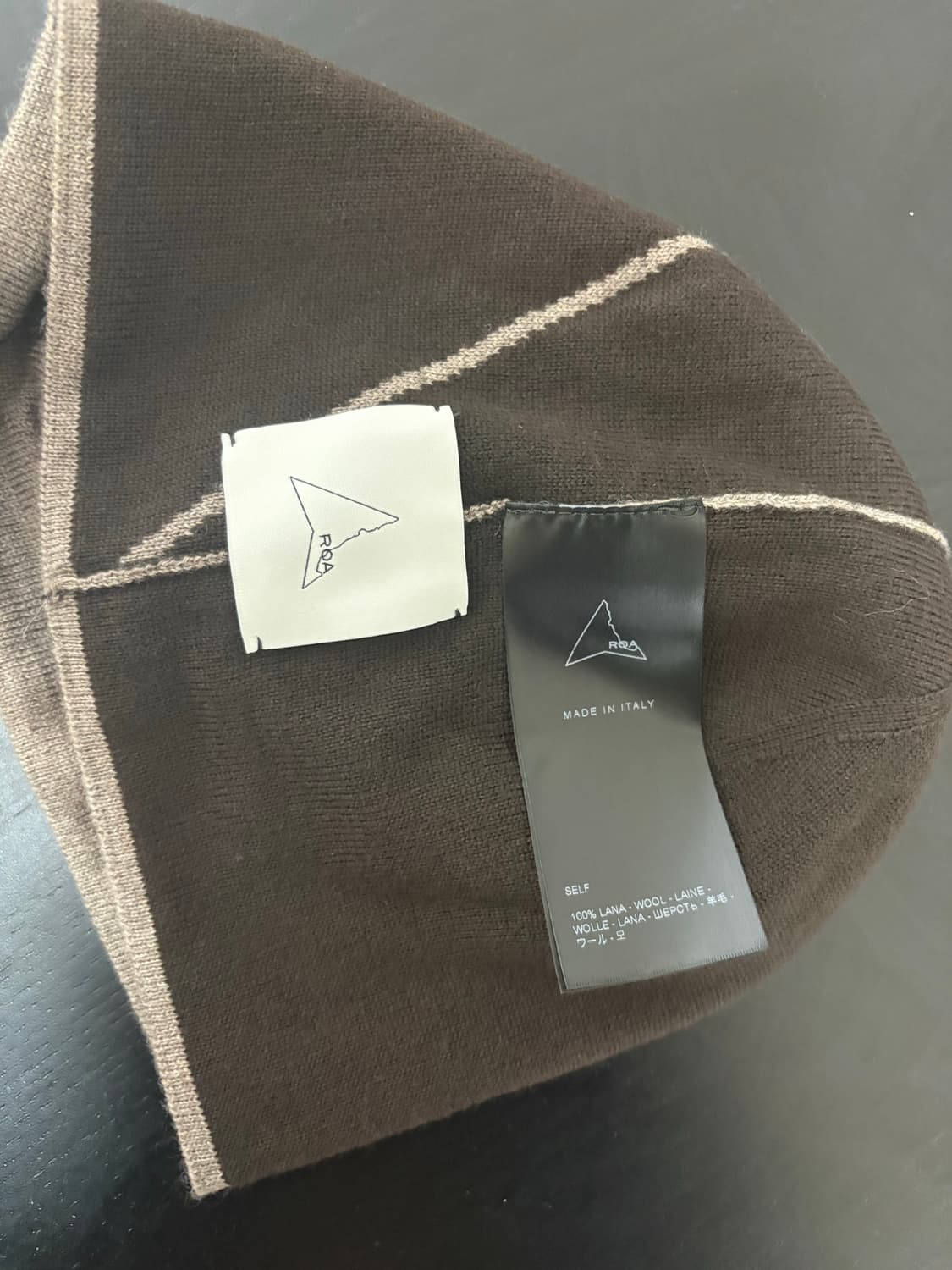 ROA(로아하이킹) 로고 비니 TAUPE 상품이미지5