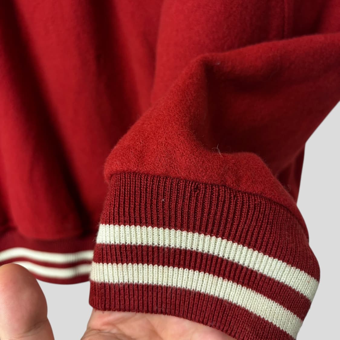 (L)빈티지 버드와이저 울 바시티 자켓 상품이미지9