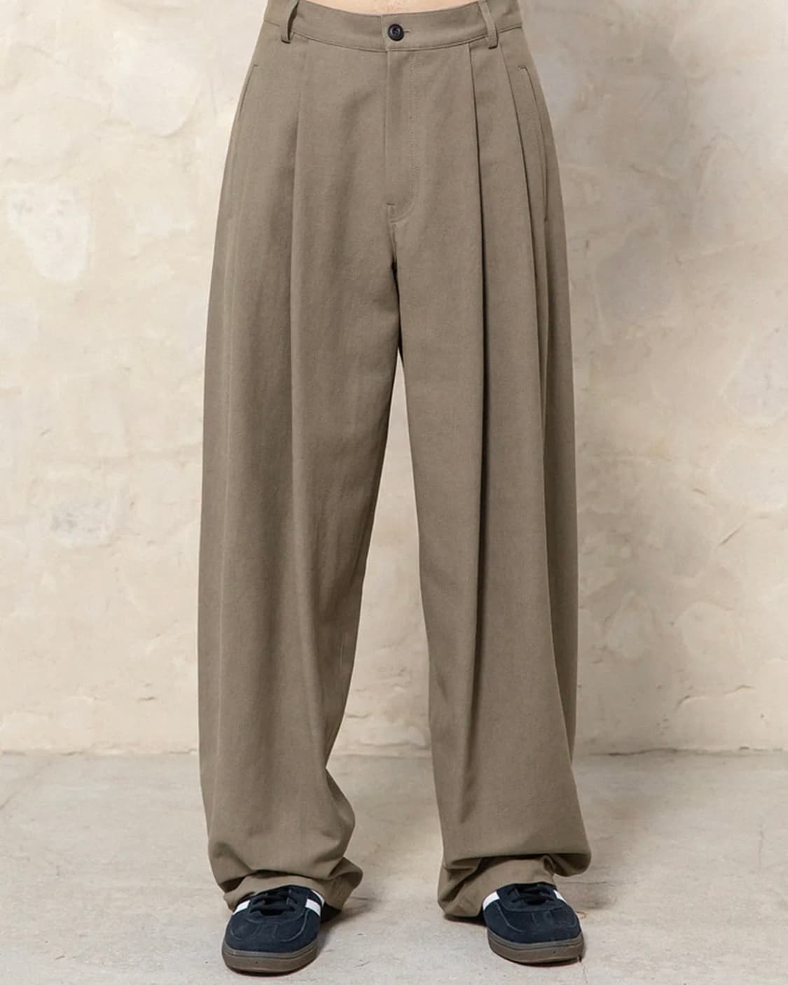 비긴202 워시드 코튼 도비 팬츠 워시드 베이지 3 상품이미지4