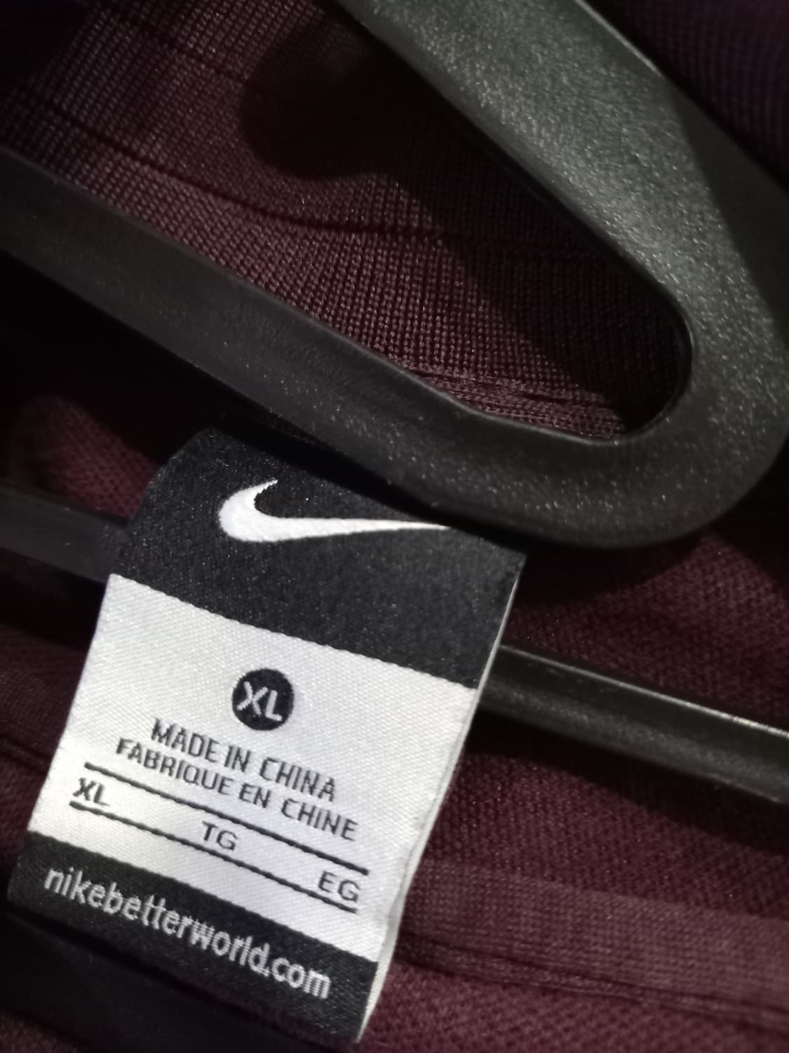 나이키 아스날 버건디 마룬 트랙탑 저지 져지집업 105/XL 상품이미지6
