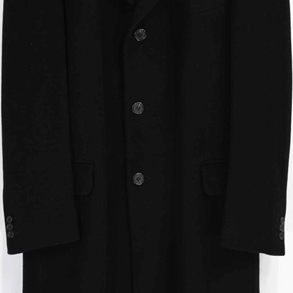 FENDI UOMO 버진울클래식블랙오버코트 상품이미지4