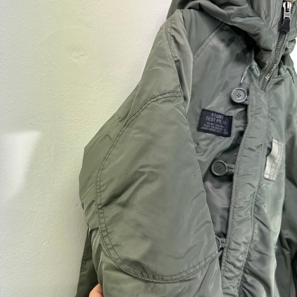 M 엑스톤즈 카키 N3B 항공 야상점퍼 상품이미지4