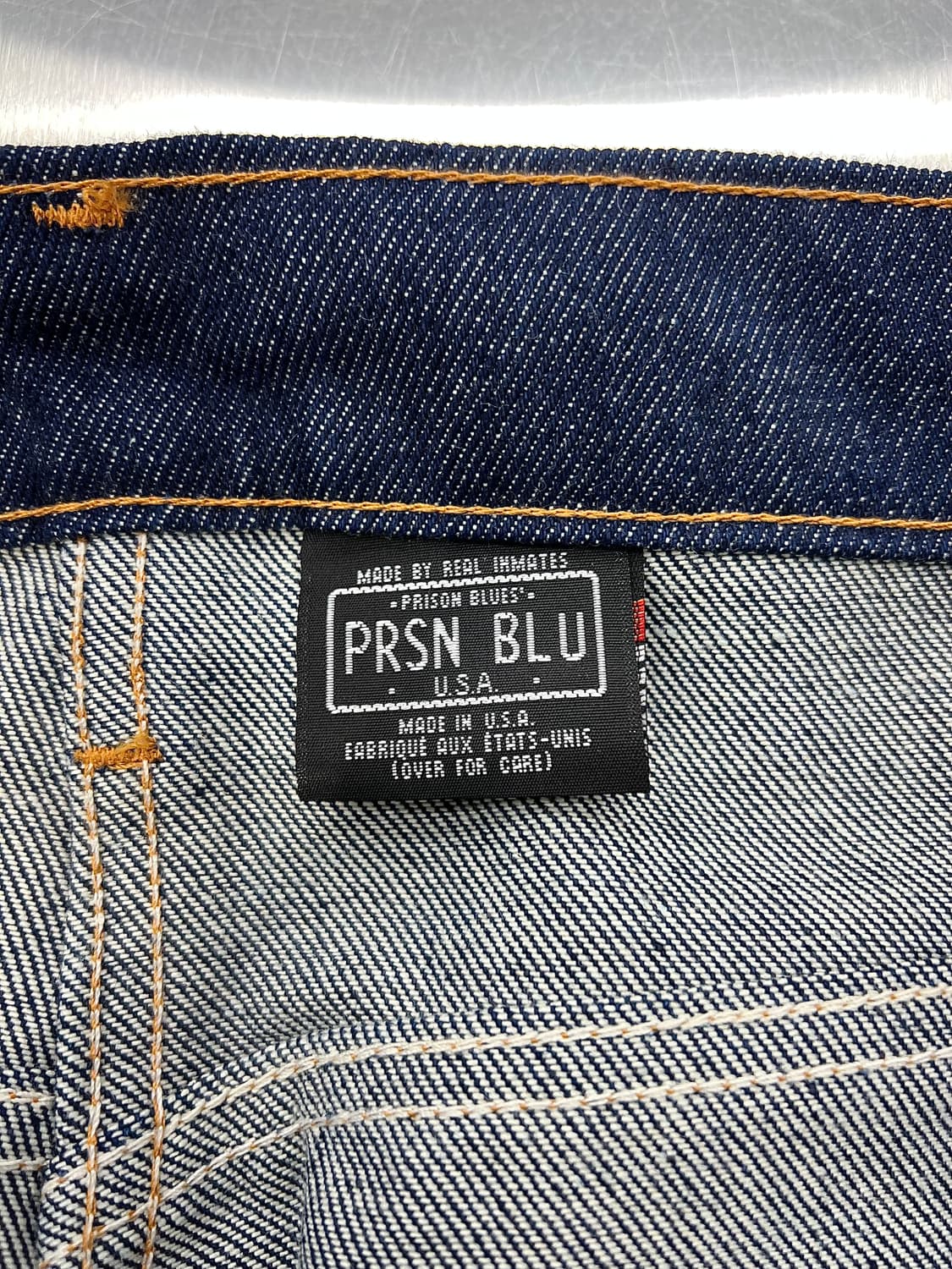 프리즌 블루스 유틸리티 스티치 워크 데님 와이드 팬츠 상품이미지7