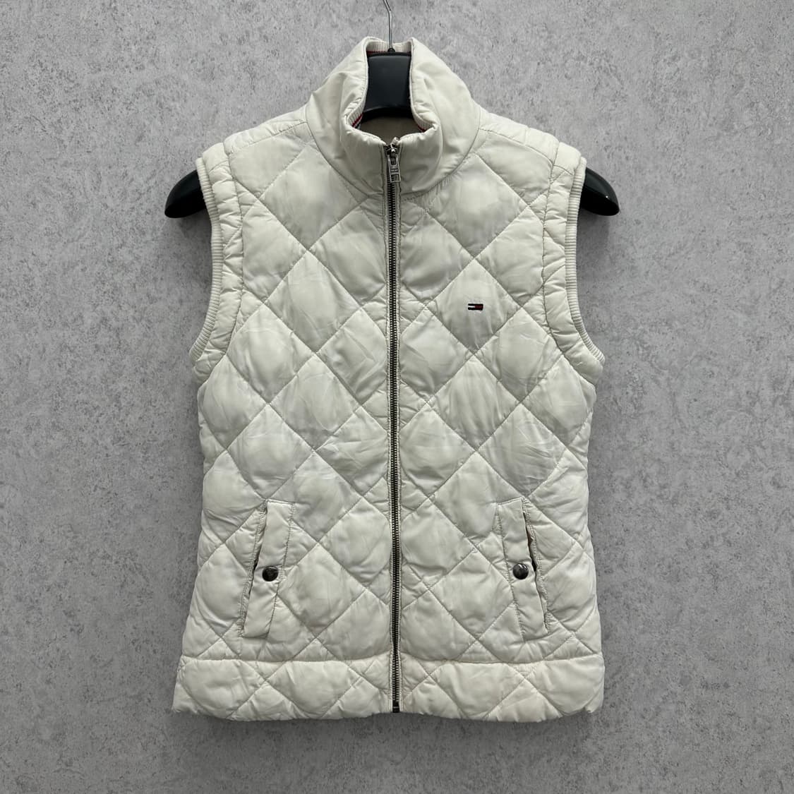 90 타미힐피거 여자 퀄팅 웰론 패딩조끼 상품이미지1