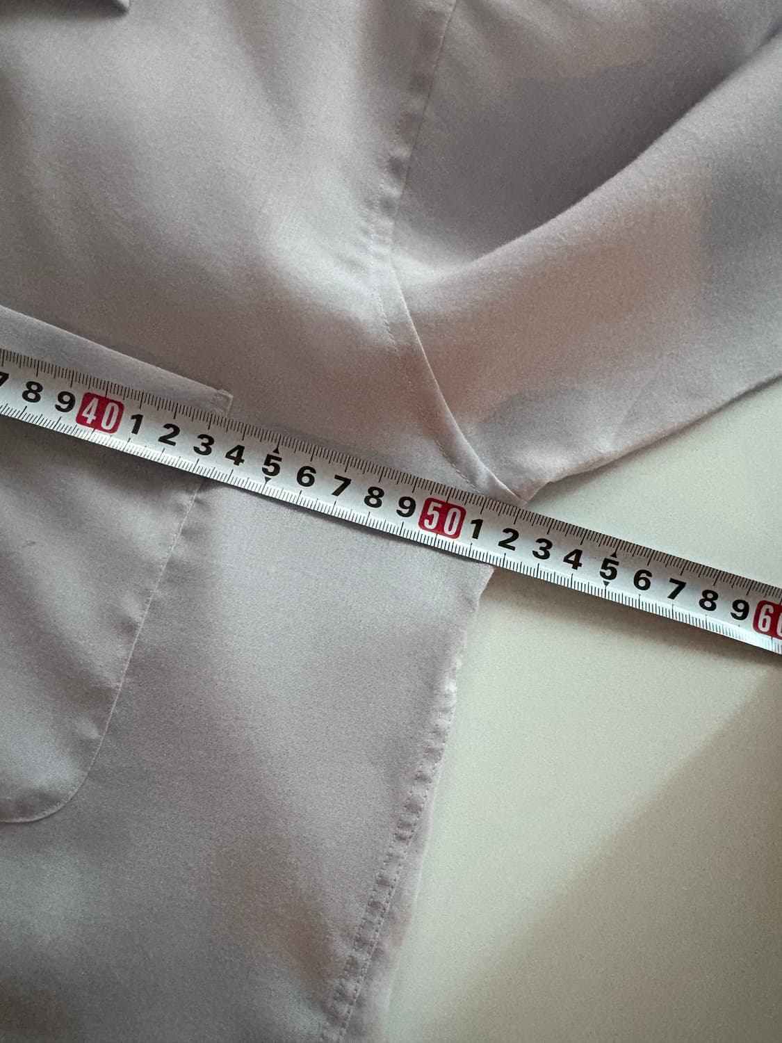 YSL 입생로랑 연보라 린넨 셔츠 상품이미지7