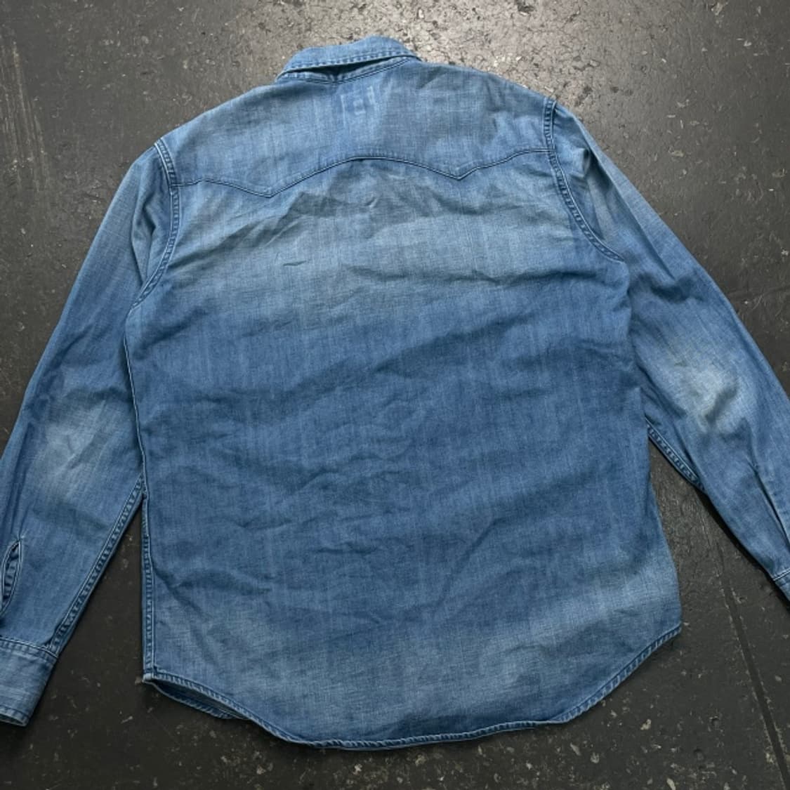 100 리바이스 웨스턴 데님 셔츠  상품이미지5