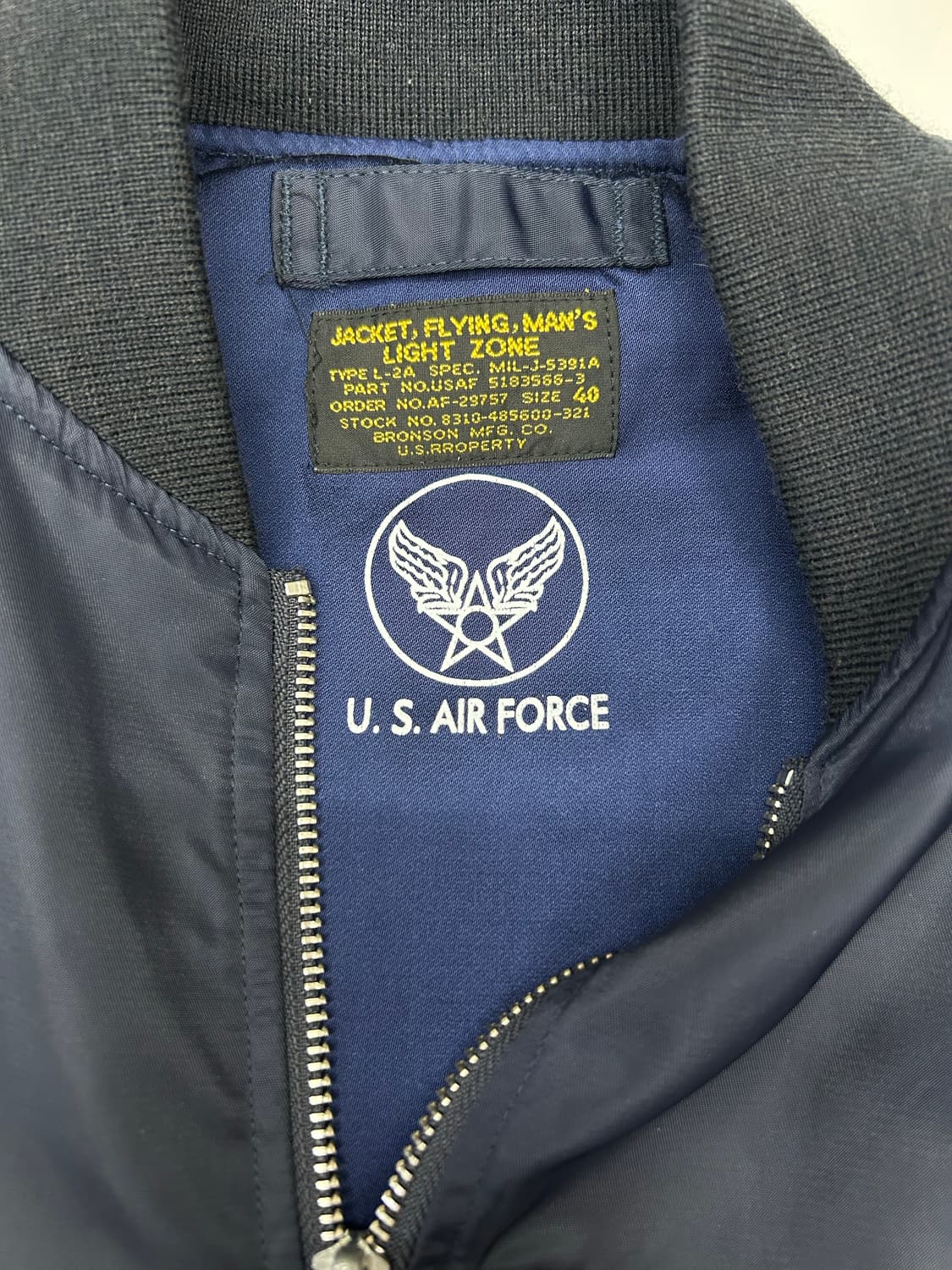 브론슨 네이비 ma-l 상품이미지3