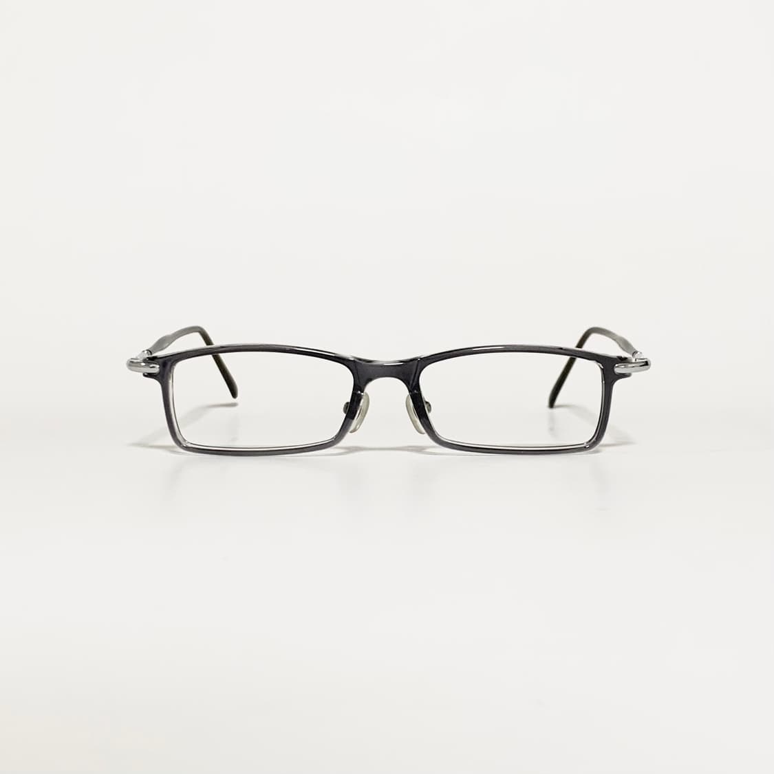 921 데드스탁 빈티지안경 클리어 블랙 사각 오벌 안경 안경테 픽키 상품이미지1