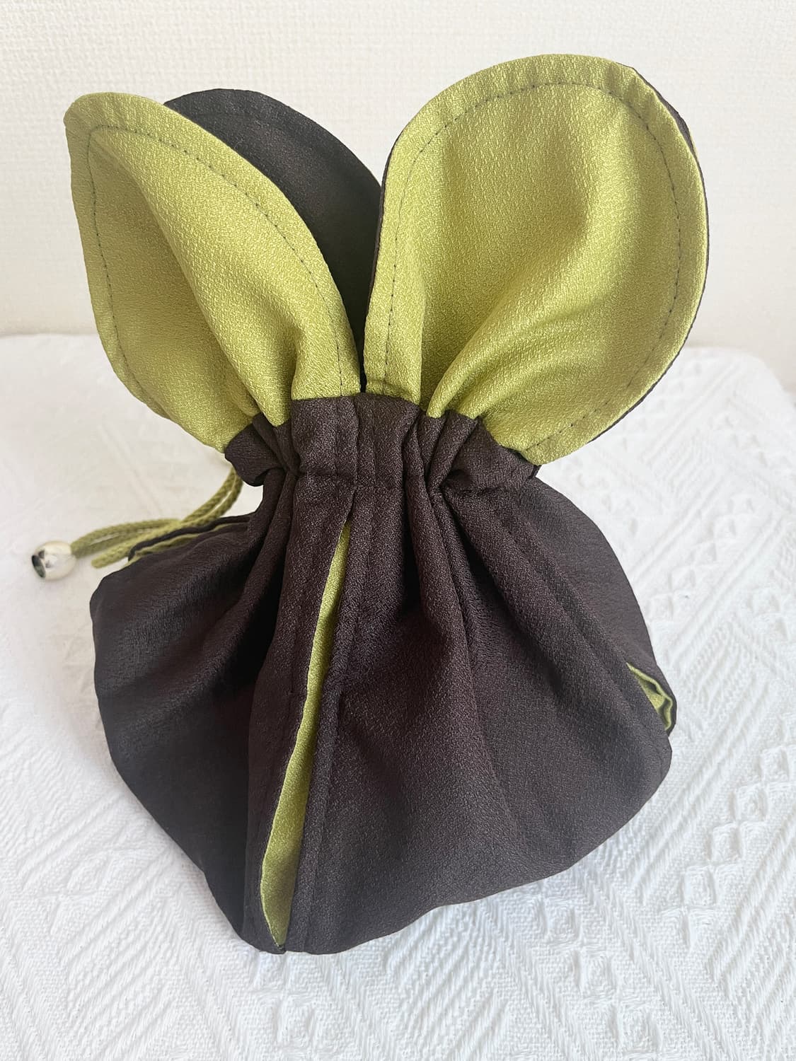 토끼 형태의 브라운 멀티 파우치 상품이미지5