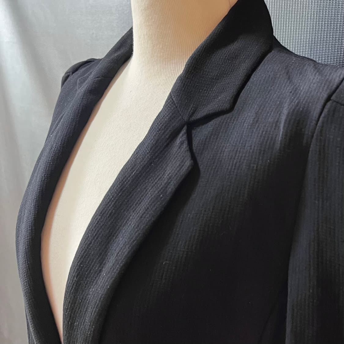 00s 겐조 파리 프랑스 생산 린넨 실크 비스코스 자켓  상품이미지4
