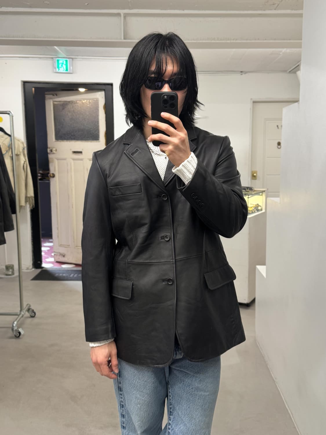 레더 블레이저 상품이미지6