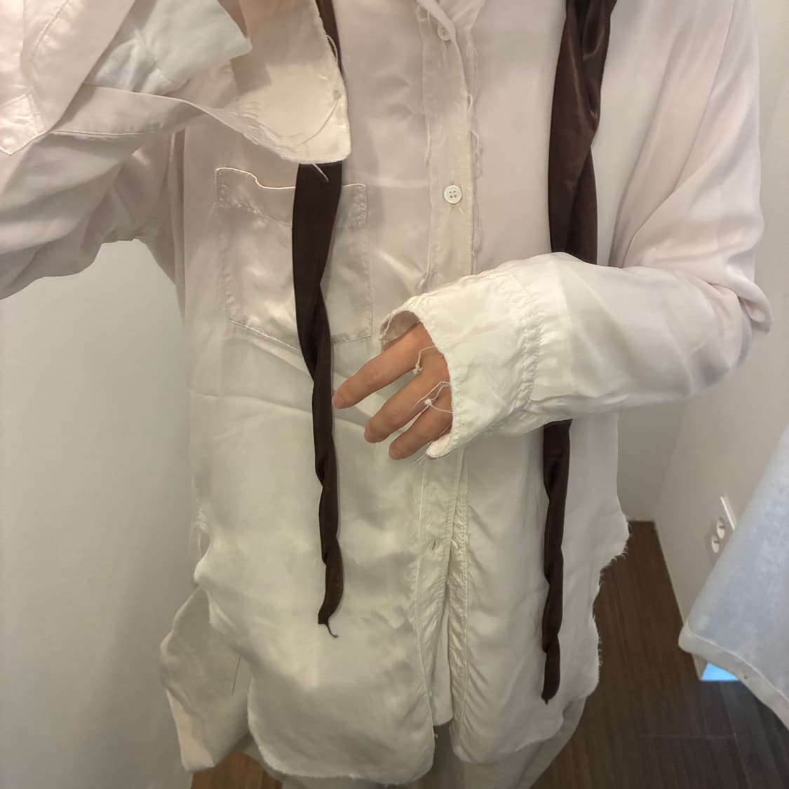 Sulvam Stand Collar Long Shirt  상품이미지3