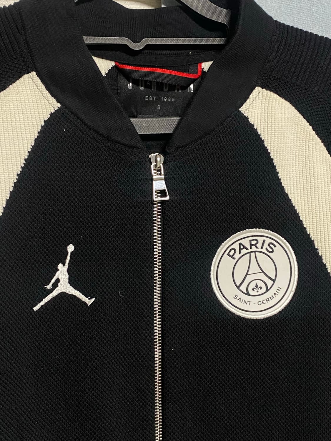 조던x파리생제르망 콜라보 니트집업 S 상품이미지4