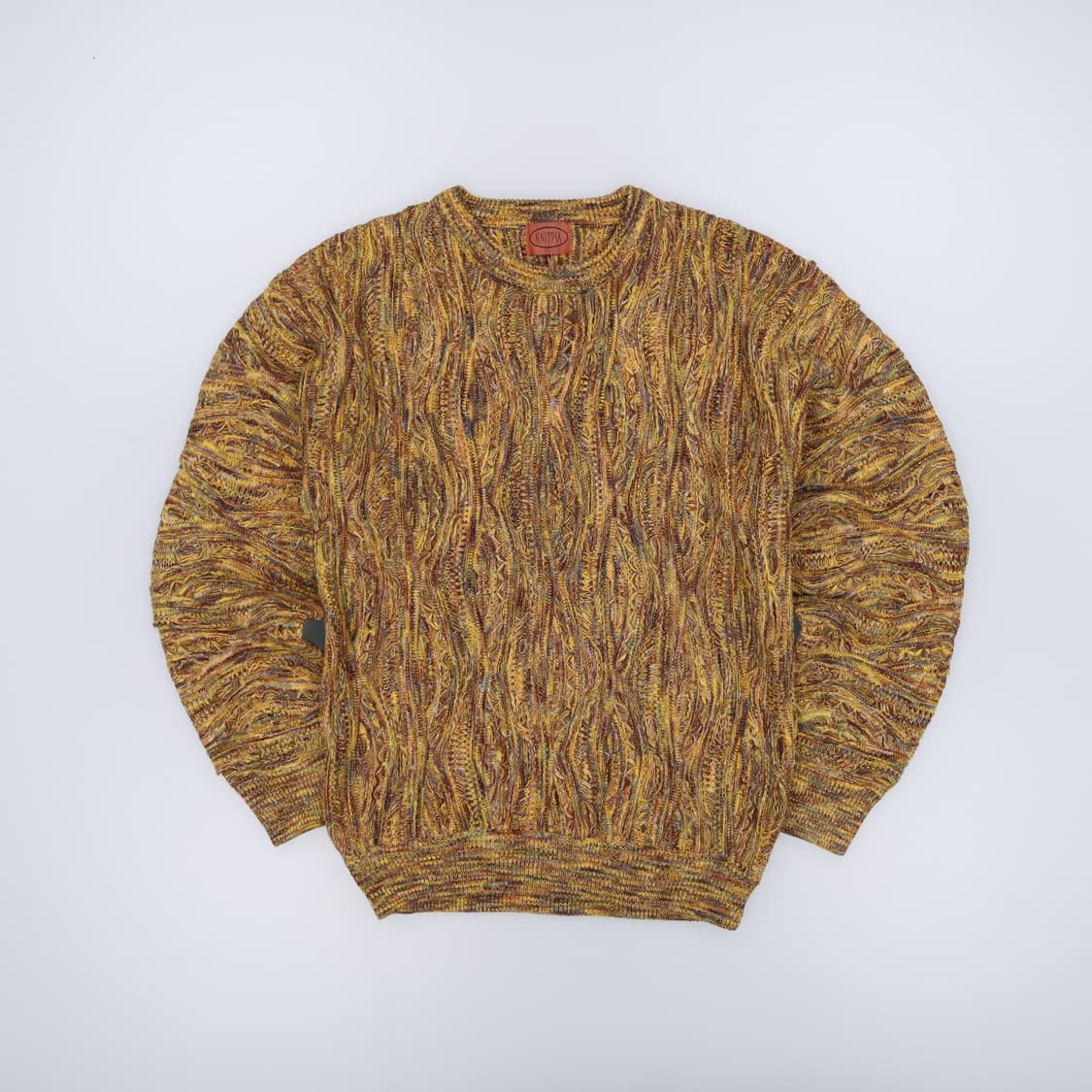 M정도 니트피아 이태리 에스닉패턴 빈티지 니트 4196 상품이미지1