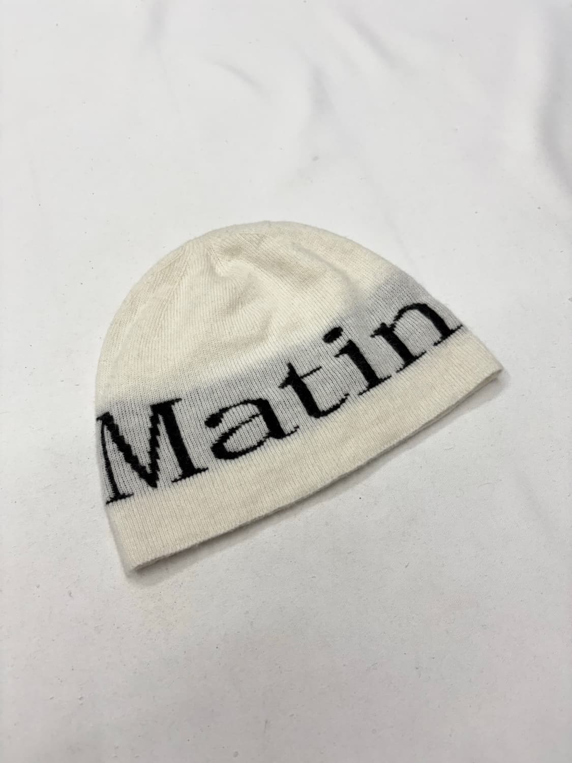 마뗑킴 KIM 자가드 로고 숏 비니 상품이미지3